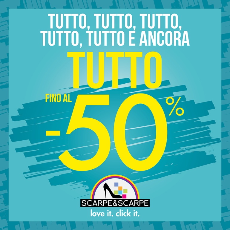 Tutto fino al 50%